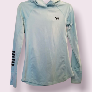 PINK Ultimate Athletic Hoodie Aqua Small